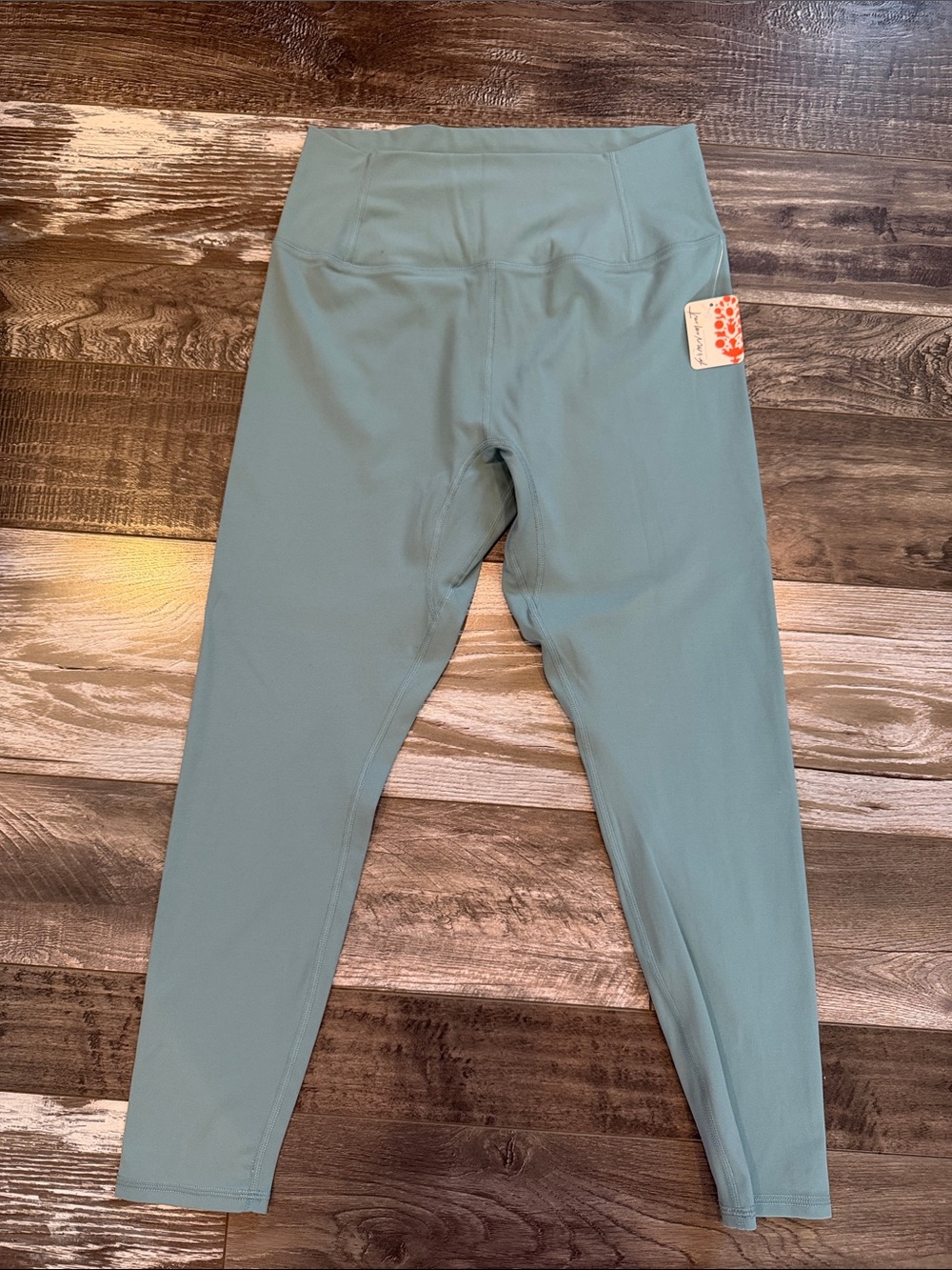 Free People Eucalyptus High-Waist Leggings in Sage size L NWT